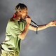 LAS VEGAS, NEVADA - FEBRUARY 06: Recording artist Travis Scott performs during a stop of his Astroworld: Wish You Were Here tour at T-Mobile Arena on February 6, 2019 in Las Vegas, Nevada. (Photo by Ethan Miller/Getty Images)